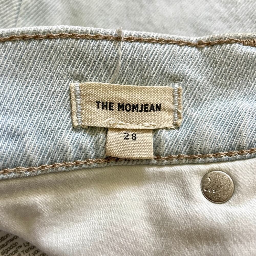 Madewell The Mom Jean in Bloomfield Wash Blue - Size: 28 - Picture 7 of 10